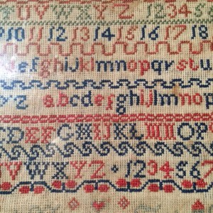 close up of stitching